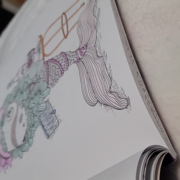 Adult Coloring Book Designs:The Colours of Fantasy,Creative Moments … - Picture 5 of 7